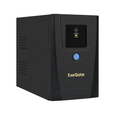ИБП ExeGate SpecialPro UNB-650.LED.AVR.1SH.2C13 Черный