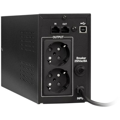ИБП ExeGate SpecialPro UNB-850.LED.AVR.2SH.RJ.USB Черный