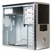 корпус Exegate WT-704 Black-Silver без БП