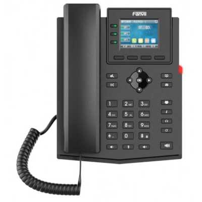 IP телефон Fanvil X303-2 Wire Black Черный