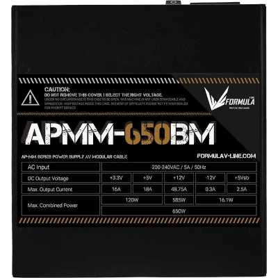 блок питания Formula APMM-650BM Черный