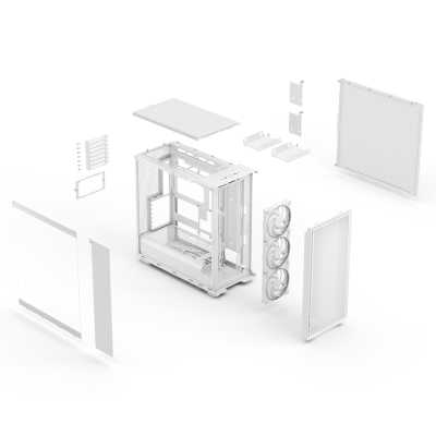 корпус Fractal Design Epoch XL TG RGB Clear Tint White FD-C-EPO1X-05
