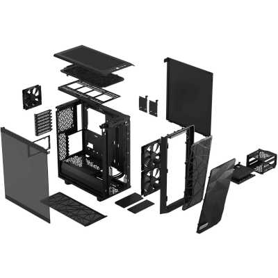 корпус Fractal Design Meshify 2 Compact Black Lite TG Light Tint FD-C-MEL2C-03