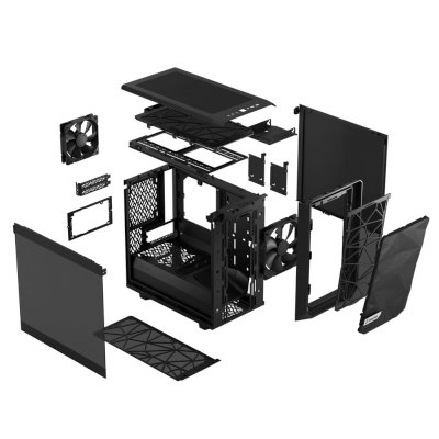 корпус Fractal Design Meshify 2 Nano Black TG Dark Tint FD-C-MES2N-01