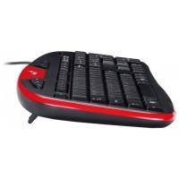 клавиатура Genius KB-M205 Black/Red PS/2