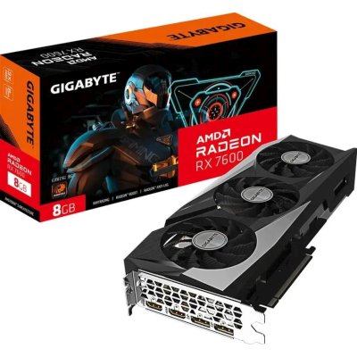 видеокарта GigaByte AMD Radeon RX 7600 8Gb GV-R76GAMING-8GD