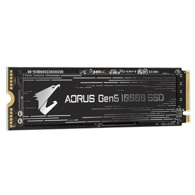 SSD диск GigaByte Aorus Gen5 10000 2Tb AG510K2TB Черный