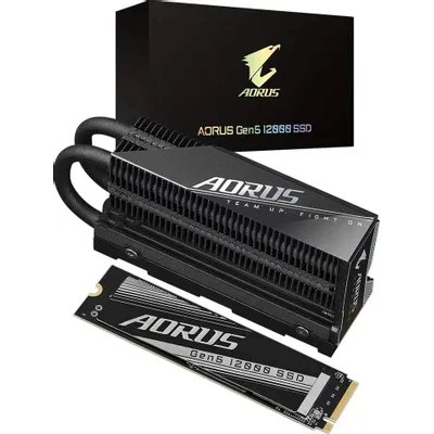 SSD диск GigaByte Aorus Gen5 12000 1Tb AG512K1TB Черный