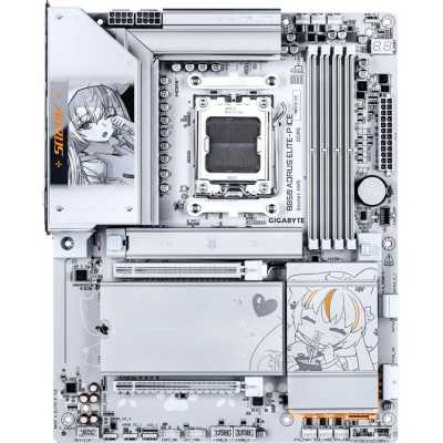 материнская плата GigaByte B850 Aorus Elite-P ICE Белый
