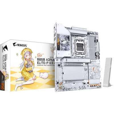 материнская плата GigaByte B850 Aorus Elite-P ICE Белый