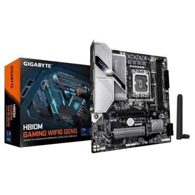 материнская плата GigaByte H810M Gaming WIFI6 GEN5 Черный