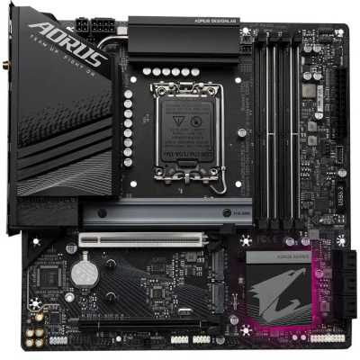 материнская плата GigaByte Z790M Aorus Elite AX Черный