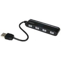 разветвитель USB Ginzzu GR-434UB черный