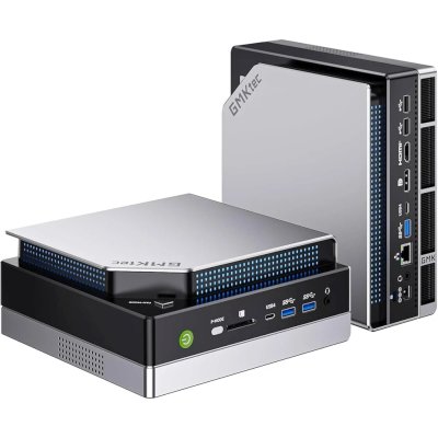 компьютер GMKtec NucBox EVO-X2/Max+395/128GB+2TB Серебристый, черный