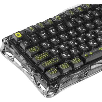 клавиатура GravaStar Mercury K1 Lite XTAL BLK RU 6972448924412 Черный