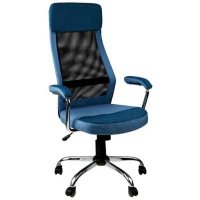 офисное кресло Helmi Stylish Blue/Black черно-синий