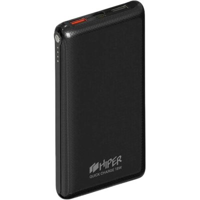 внешний аккумулятор Hiper Quick 10000 Black