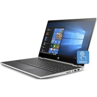 ноутбук HP Pavilion x360 14-cd0014ur Серебристый