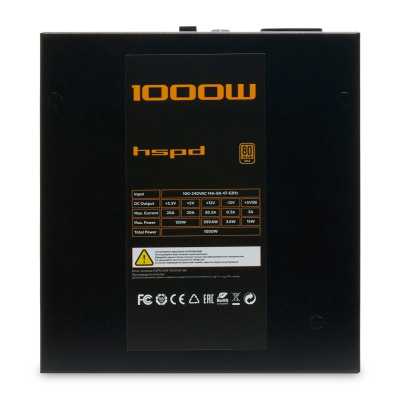 блок питания HSPD 1000W HST-1000GF-BK Черный