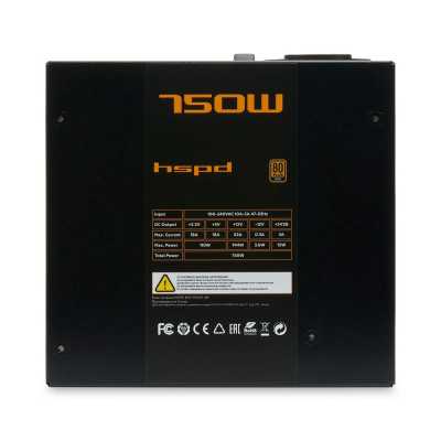 блок питания HSPD 750W HST-750GF-BK Черный