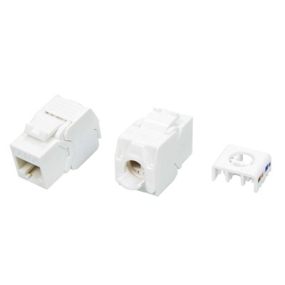 вставка Hyperline KJ8-8P8C-C6A-180-TLS-WH