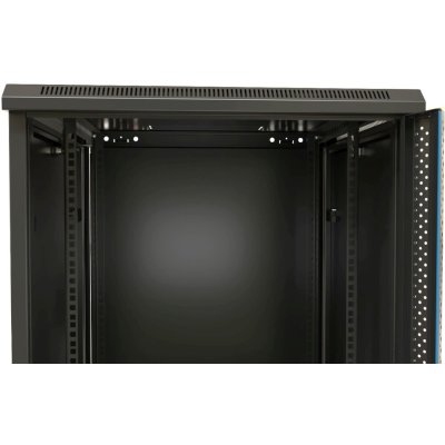 телекоммуникационный шкаф Hyperline TWB-FC-2266-SR-RAL9004 Черный