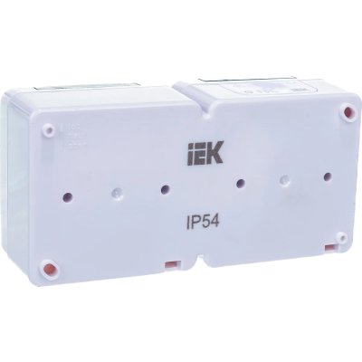 розетка силовая IEK Гермес Plus ERMP22-K03-16-54-EC Белый