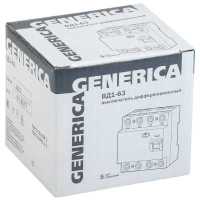 выключатель дифференциальный (УЗО) IEK ВД1-63 4Р 40А 30мА Generica MDV15-4-040-030