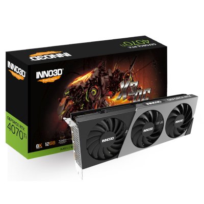 видеокарта Inno3D nVidia GeForce RTX 4070 Ti X3 OC 12Gb N407T3-126XX-186148N