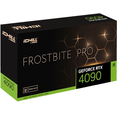 видеокарта Inno3D nVidia GeForce RTX 4090 iChill Frostbite Pro 24Gb C4090-246X-1833FBP