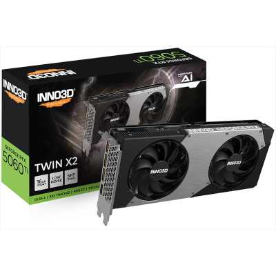 видеокарта Inno3D nVidia GeForce RTX 5060 Ti Twin X2 16Gb N506T2-16D7-191073N
