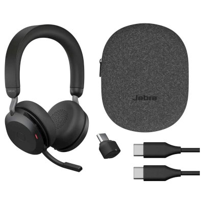 гарнитура Jabra Evolve2 75 Link380c MS Stereo Black 27599-999-899