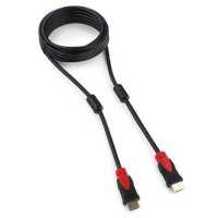 кабель Cablexpert CC-S-HDMI03-3M Черный/Красный