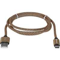 кабель Defender USB09-03T Pro Gold 87812 золотой