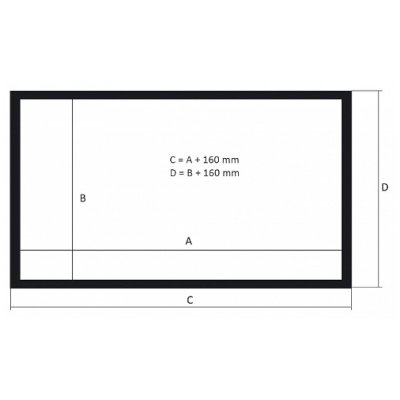 экран для проектора Kauber Frame Velvet Cinema FV.169.356.WOVEN.CIN