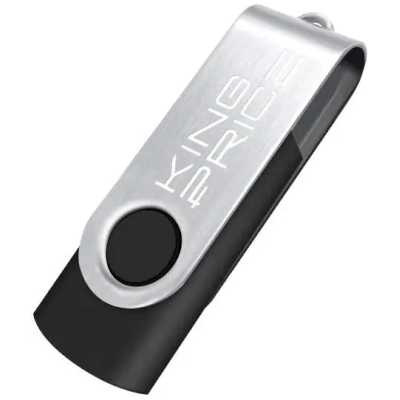 флешка KingPrice 8GB KPFD2A008ABK Черный, серебристый