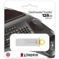 флешка Kingston 128GB DataTraveler Exodia KC-U2G128-5R Белый