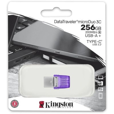 флешка Kingston 256GB DTDUO3CG3/256GB Белый