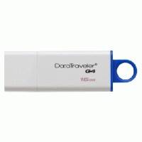 флешка Kingston 16GB DTIG4-16GB Белый, синий