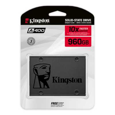 SSD диск Kingston A400 960Gb SA400S37/960G Серый