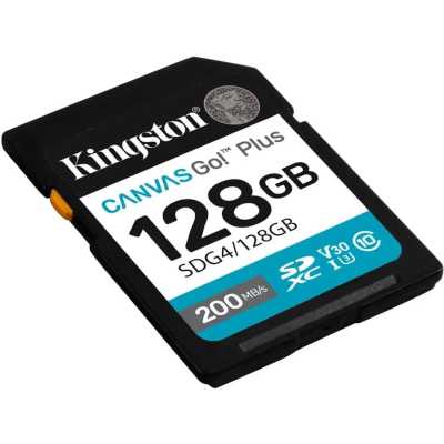 карта памяти Kingston Canvas Go! Plus 128GB SDG4/128GB