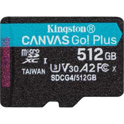 карта памяти Kingston Canvas Go! Plus 512GB SDCG4/512GBSP