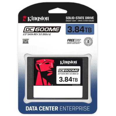 SSD диск Kingston DC600ME 3.84Tb SEDC600ME/3840G Черный