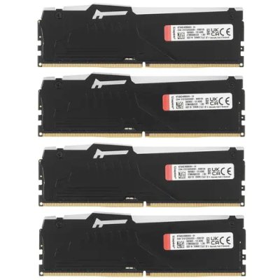 оперативная память Kingston Fury Beast Black RGB KF560C40BBAK4-64