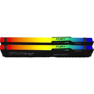 оперативная память Kingston Fury Beast Black RGB XMP KF560C30BBAK2-16