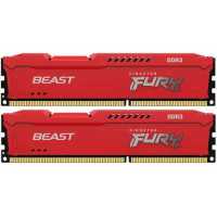 оперативная память Kingston Fury Beast Red KF318C10BRK2/16