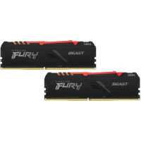 оперативная память Kingston Fury Beast RGB KF430C16BBAK2/64