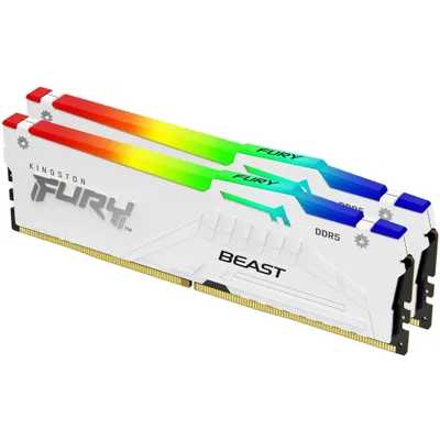 оперативная память Kingston Fury Beast White RGB Expo KF564C32BWEAK2-32