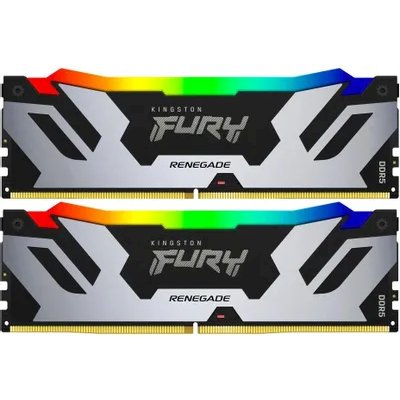 оперативная память Kingston Fury Renegade Silver/Black RGB KF580C38RSAK2-32