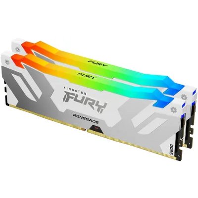 оперативная память Kingston Fury Renegade Silver/White RGB XMP KF560C32RWAK2-32
